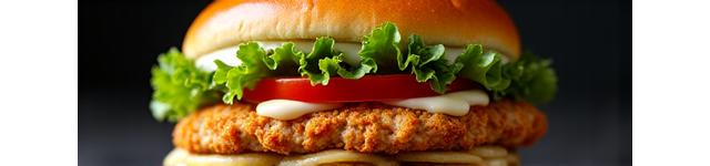 Klassischer Chicken Burger